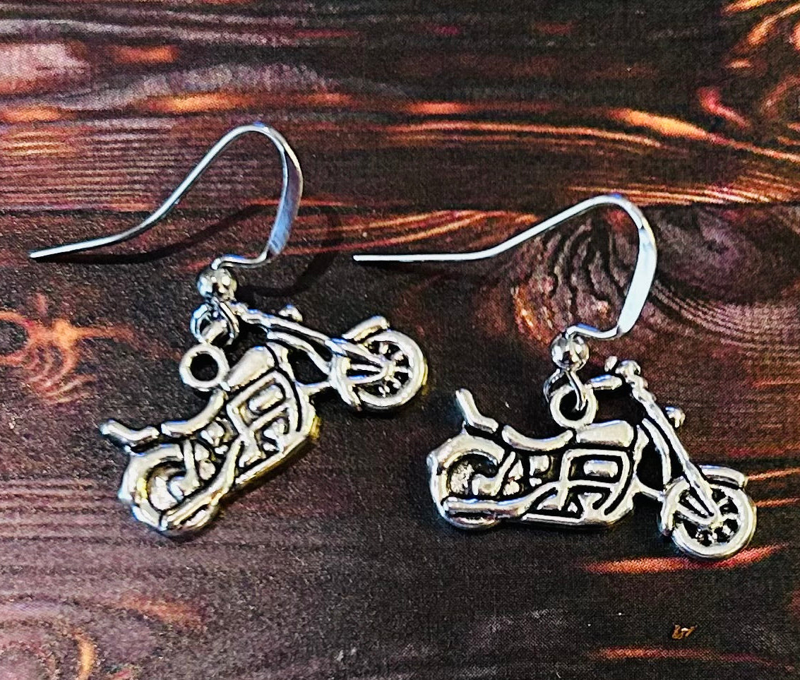 Motorbike Earrings