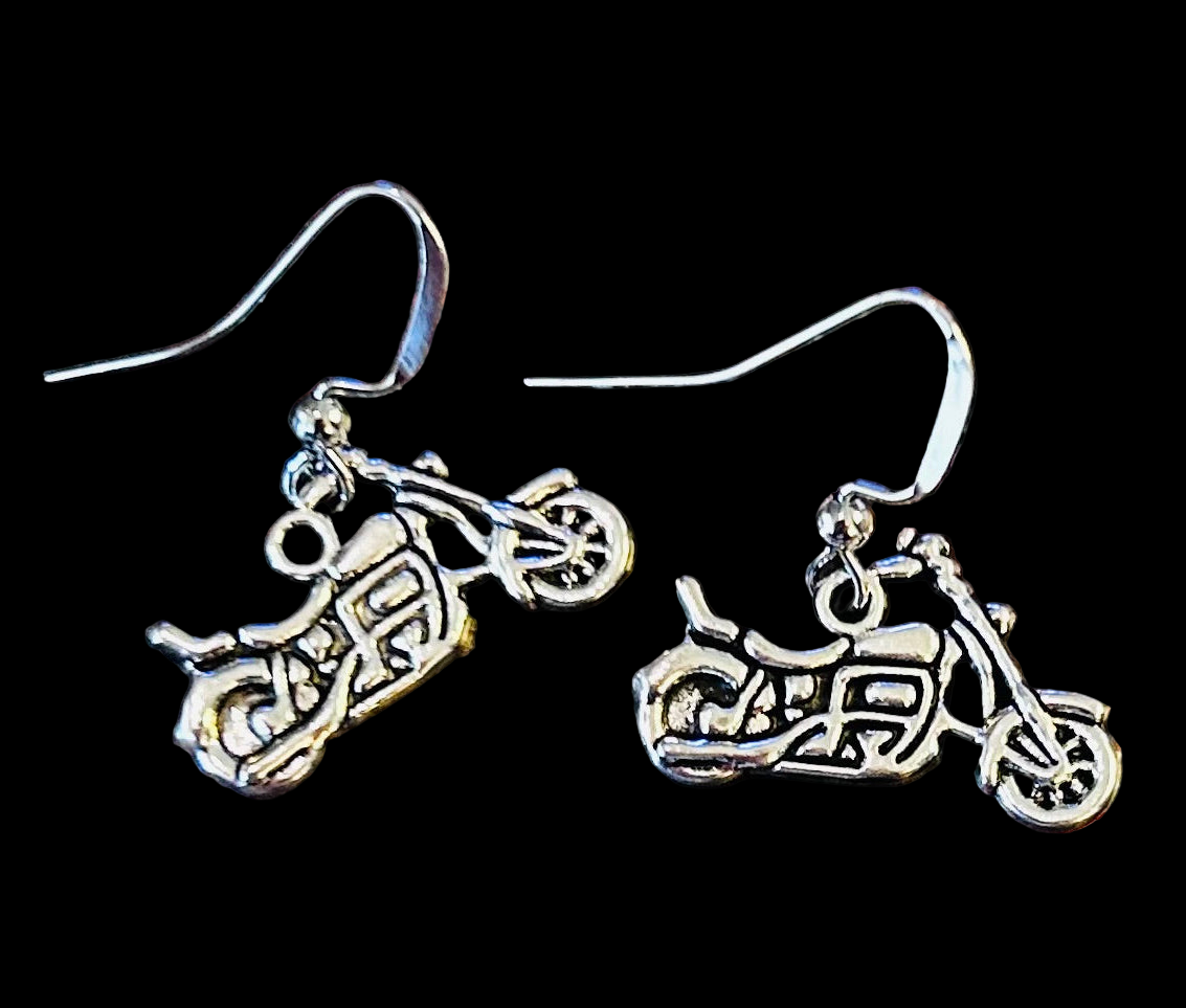 Motorbike Earrings