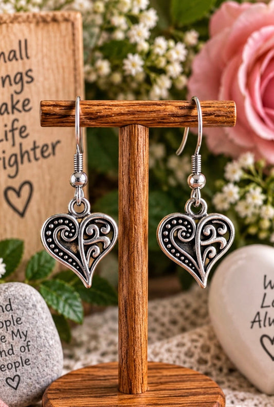 Heart Earrings - Small