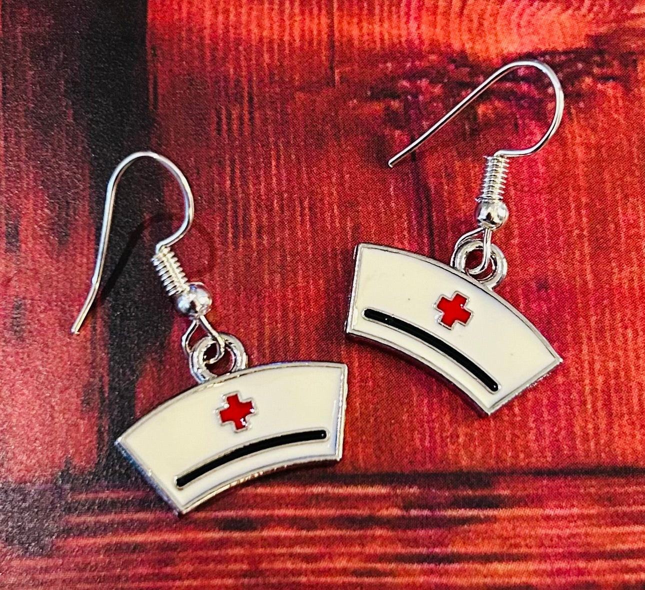 Nurse Hat Earrings