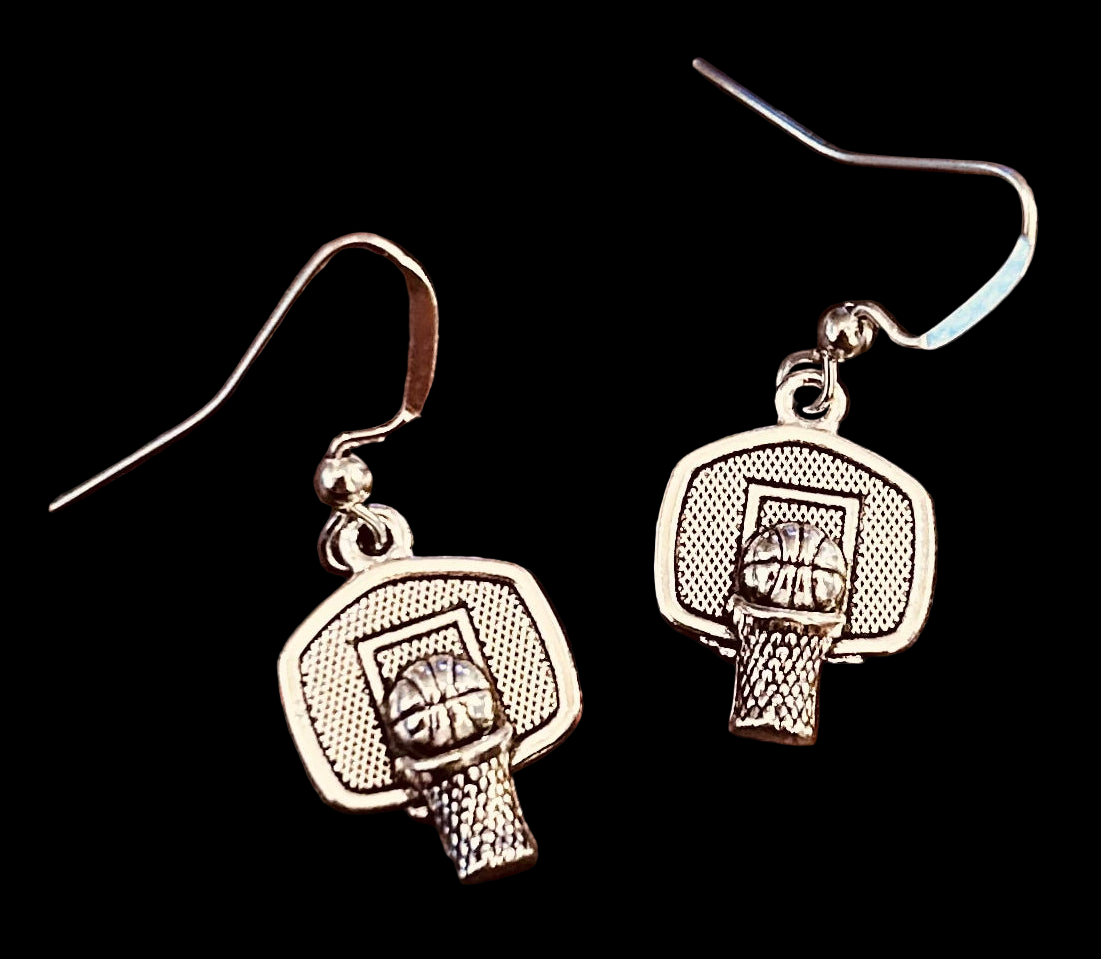 Basketball Hoop Earrings
