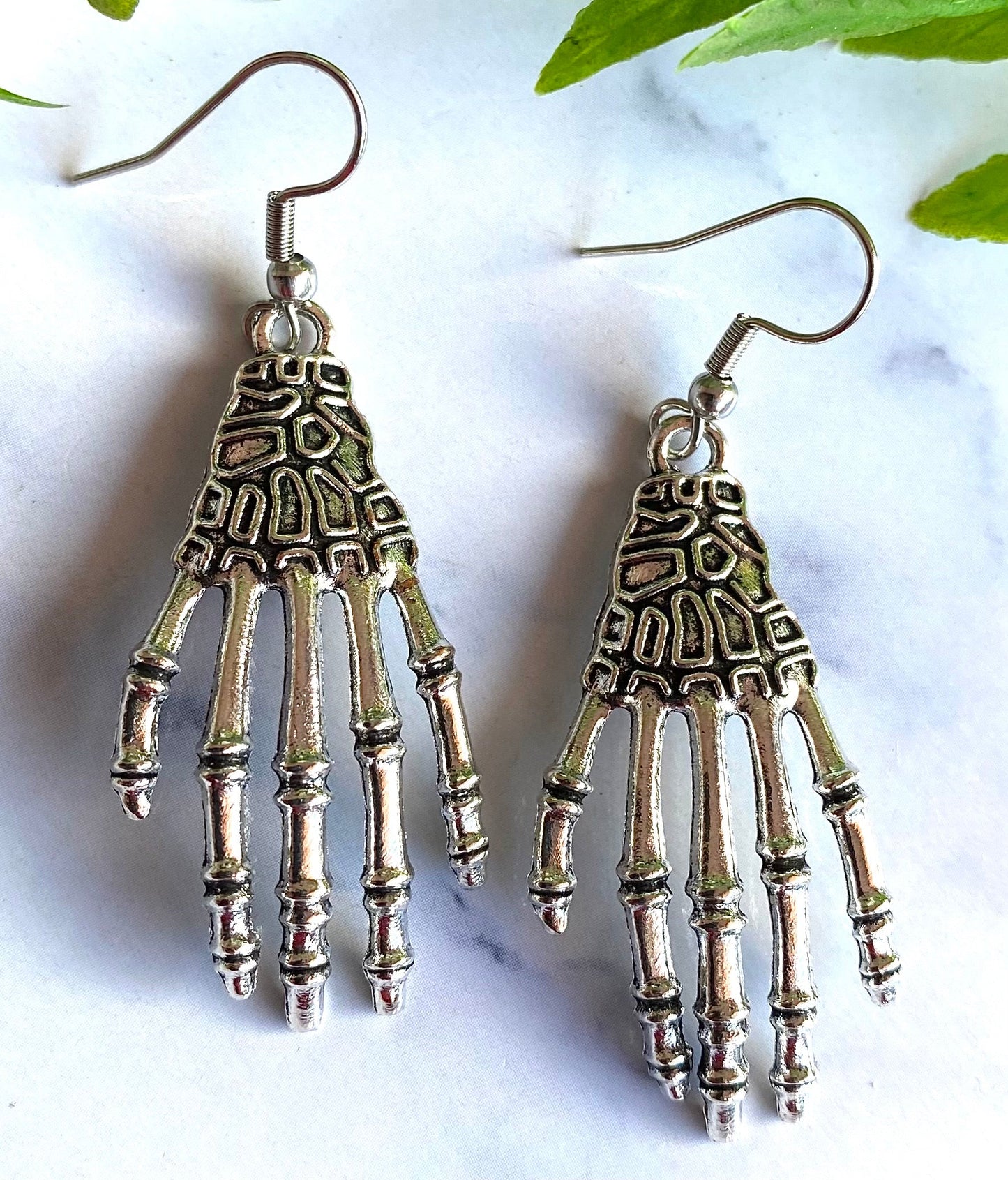 Hand Skeleton Earrings