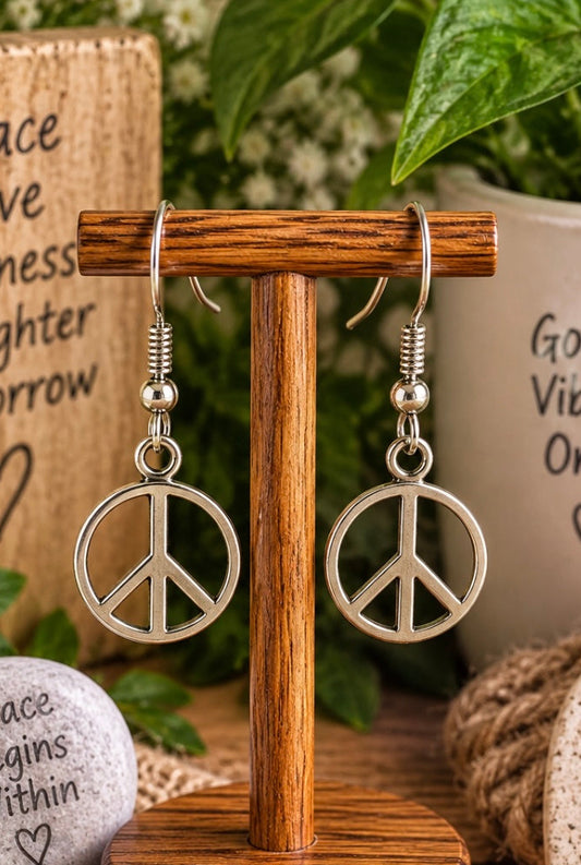 Peace Sign Earrings