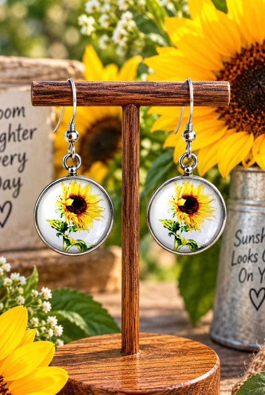 Sunflower Earrings