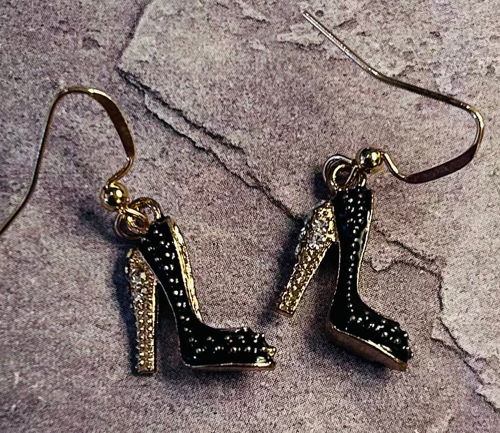 Stiletto High Heel Earrings