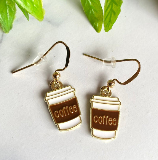 Coffee Earrings