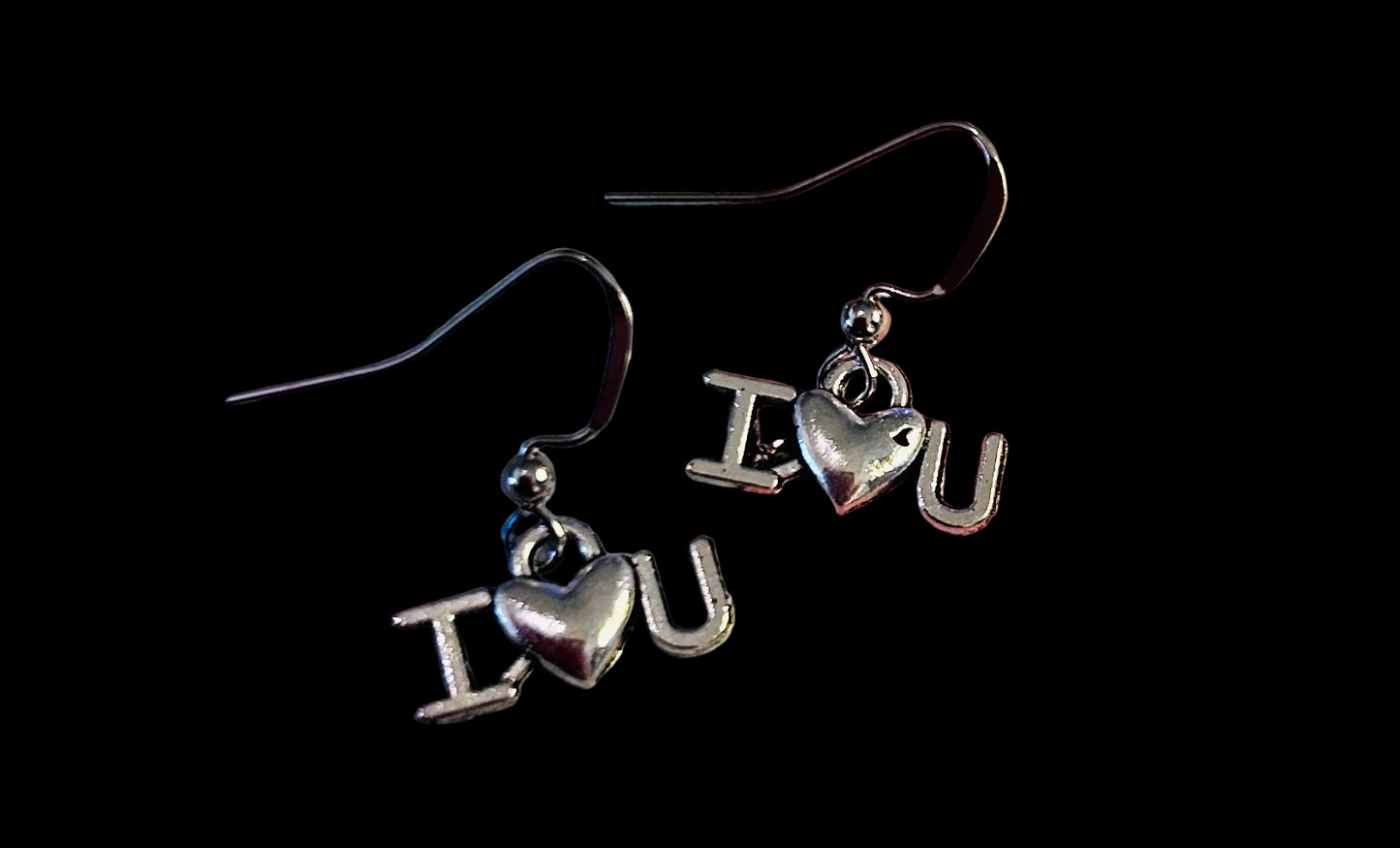 I Love You Earrings