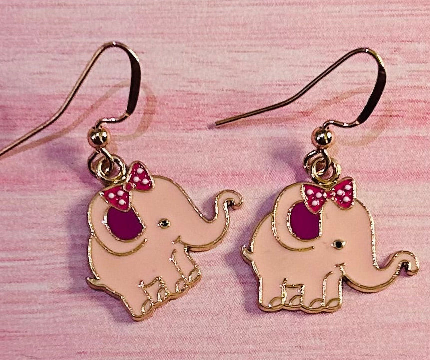 Elephant Earrings 2 Colours Available
