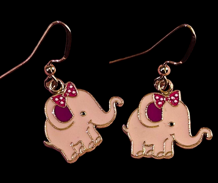 Elephant Earrings 2 Colours Available
