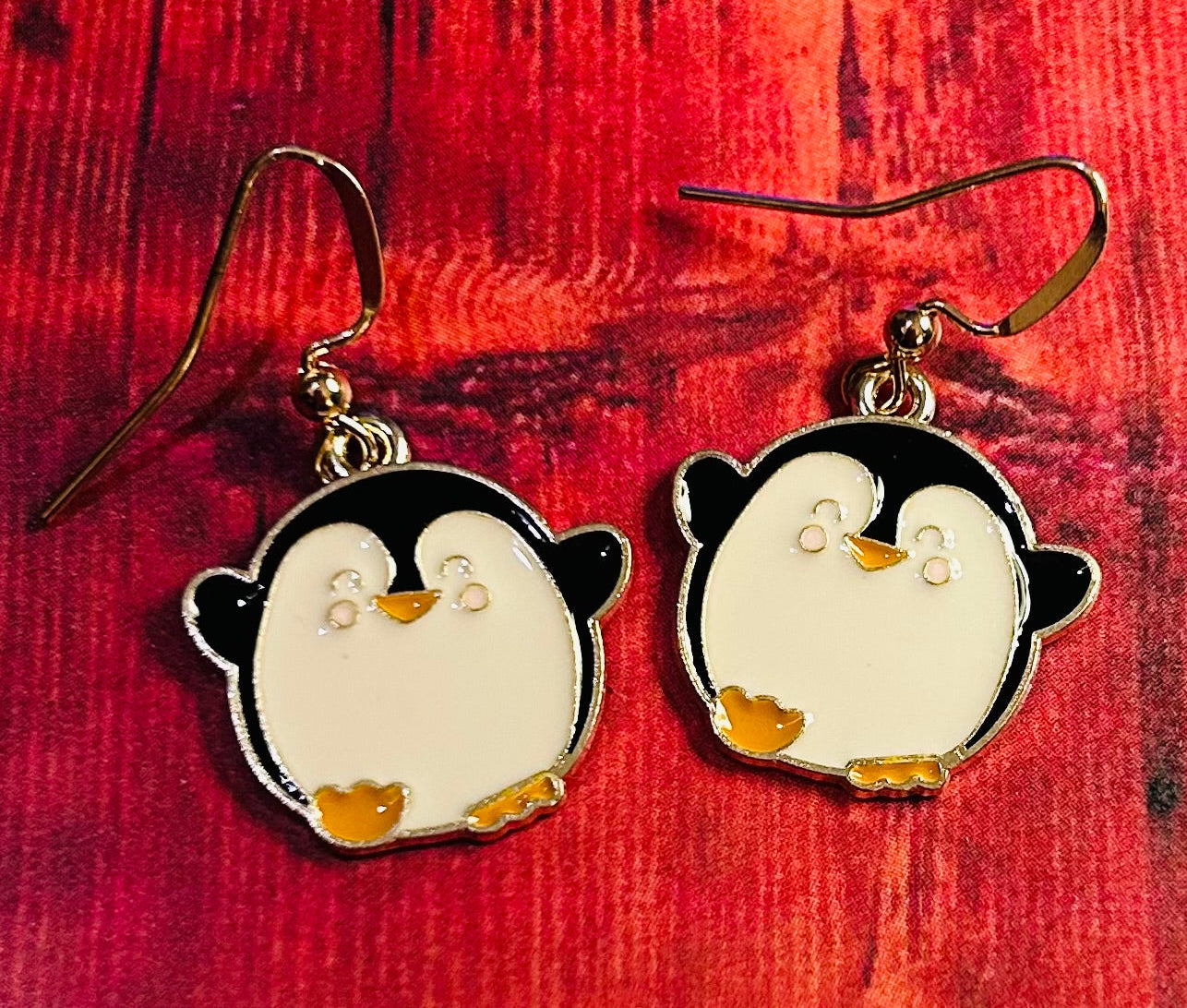 Penguin Earrings