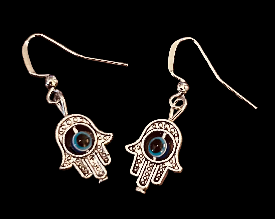 Hamsa Earrings