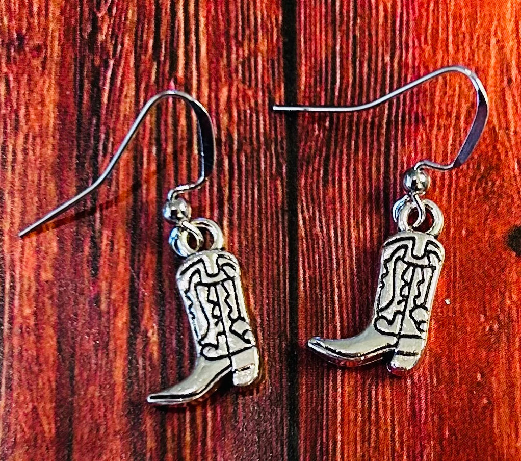 Cowgirl Boots Earrings