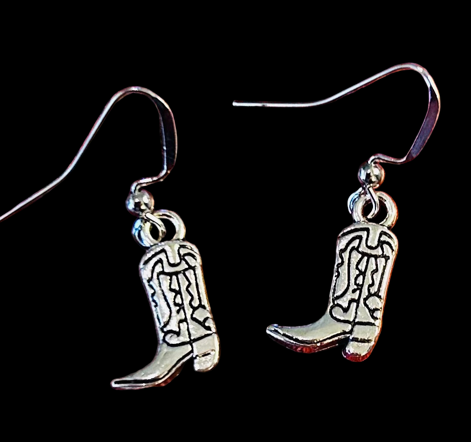 Cowgirl Boots Earrings