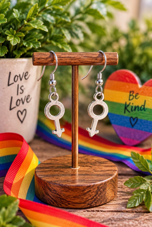 Male Symbol Earrings
