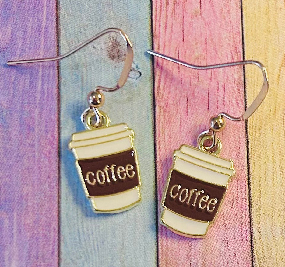 Coffee Earrings