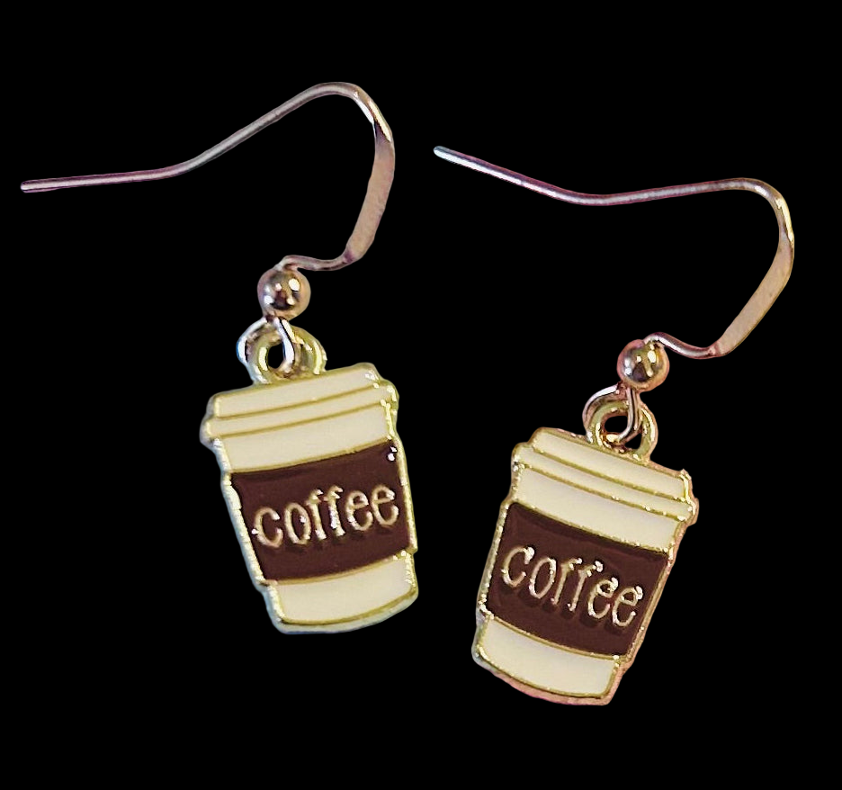 Coffee Earrings