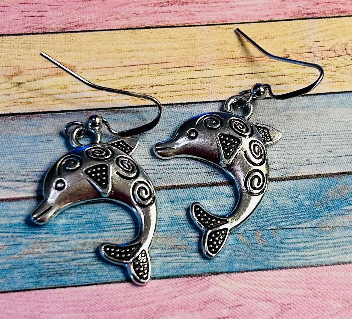 Dolphin Earrings - Large