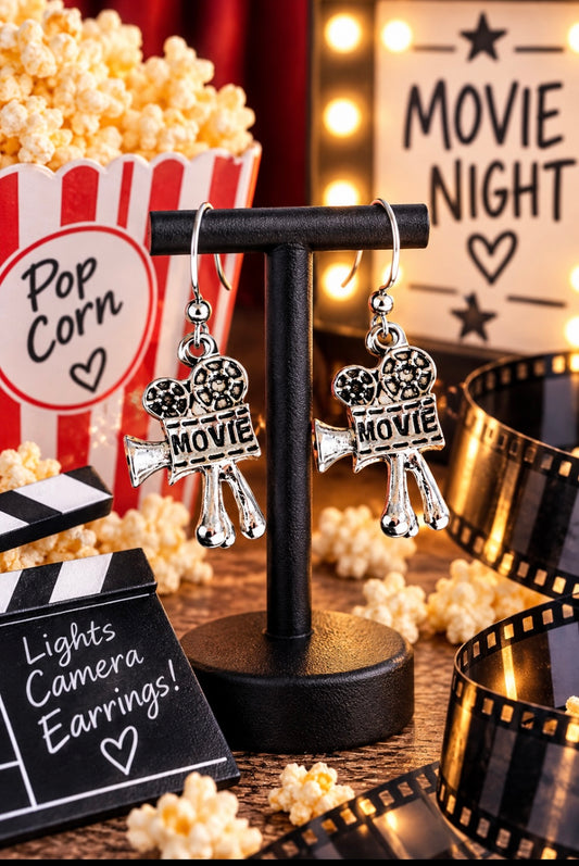 Movie Camera Earrings