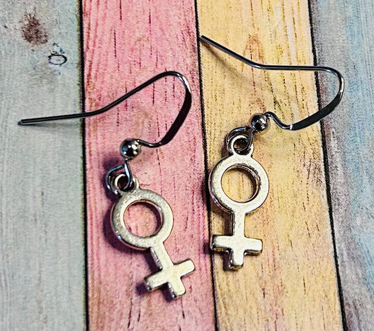 Female Symbol Earrings