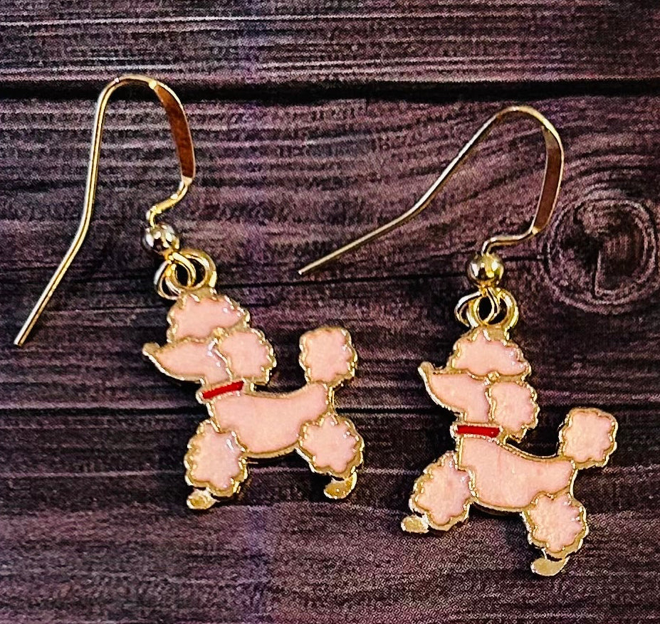 Poodle Earrings