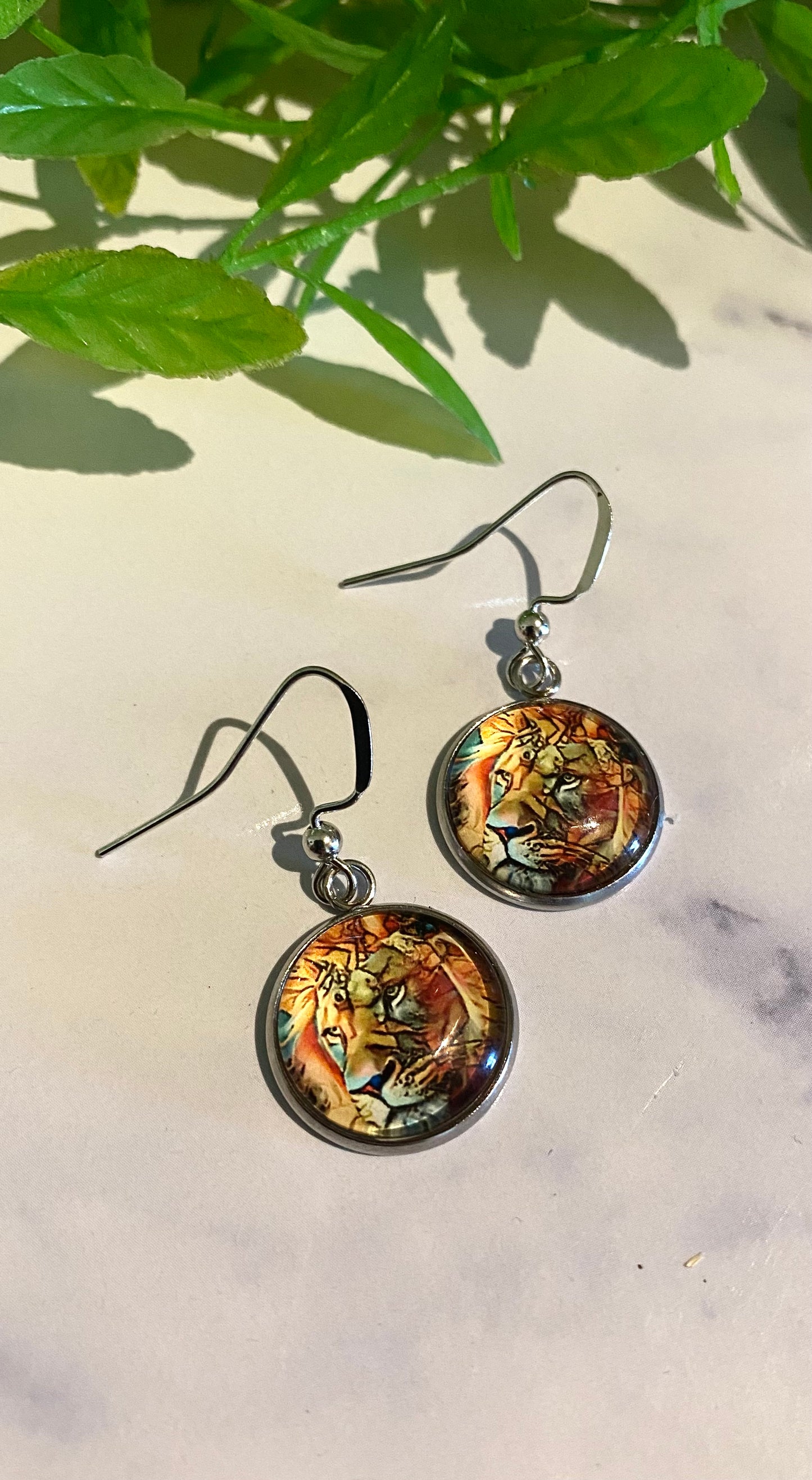 Lion Earrings