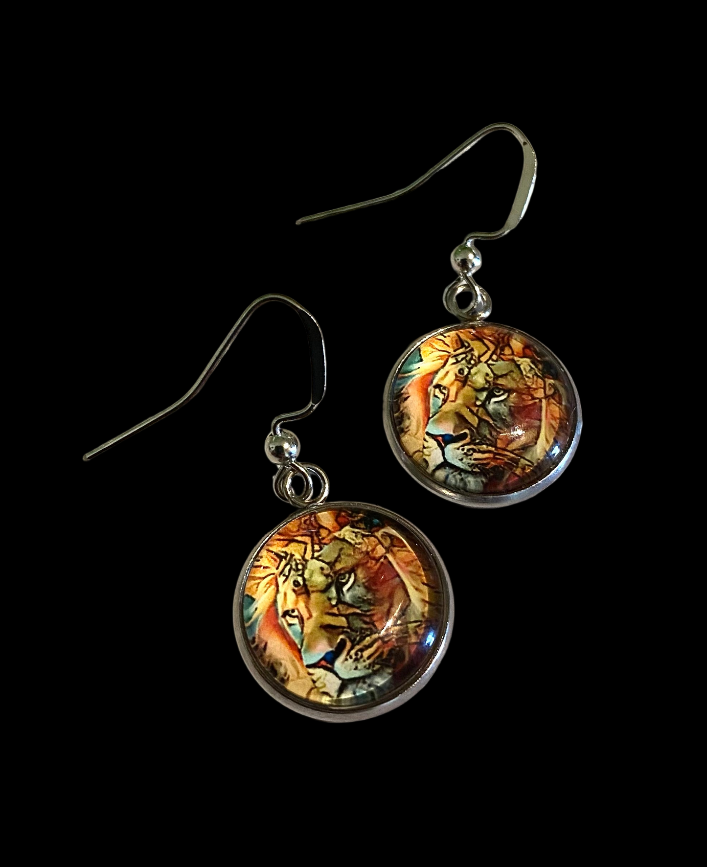 Lion Earrings