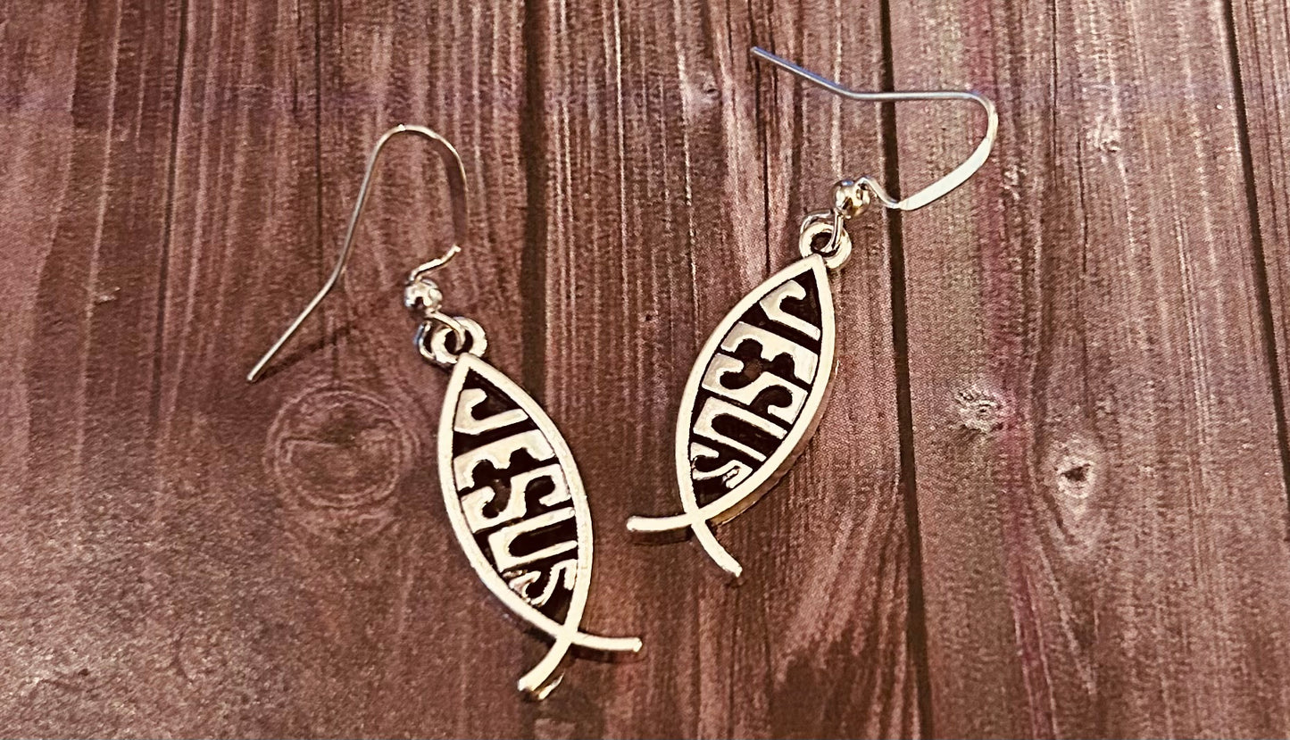Jesus Earrings