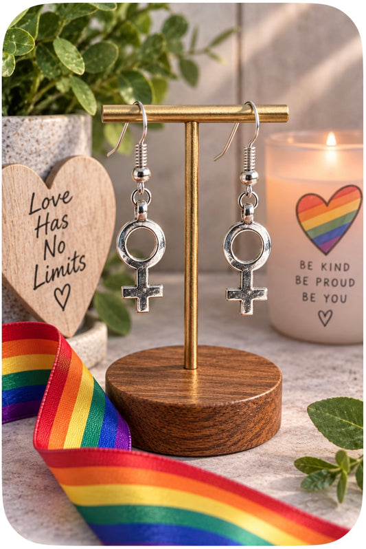Female Symbol Earrings