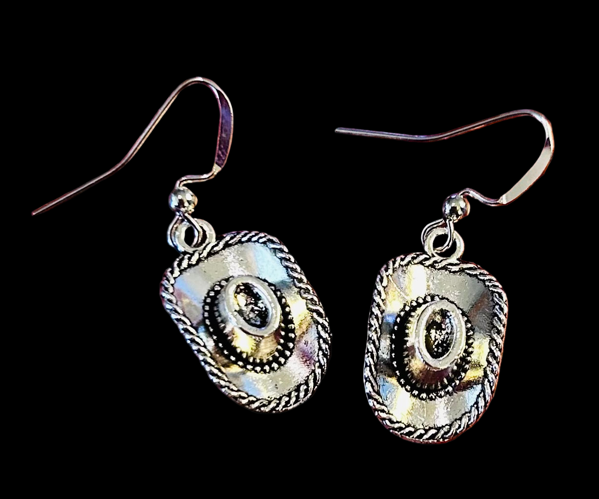 Cowgirl Hat Earrings