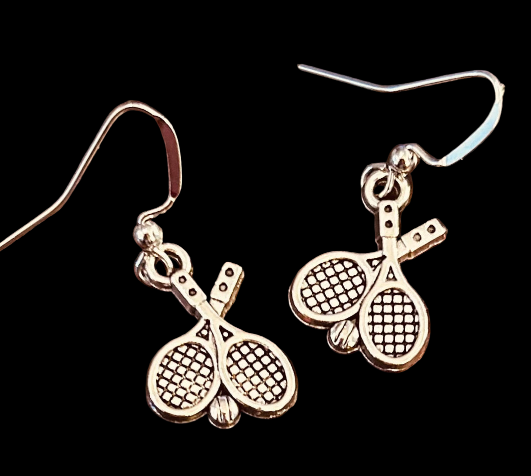 Tennis Racquet Earrings