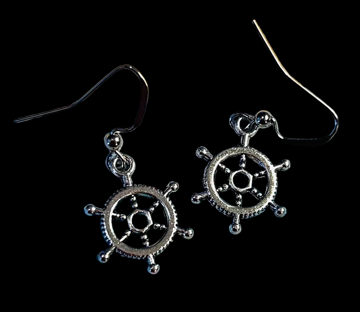 Boat Wheel Earrings