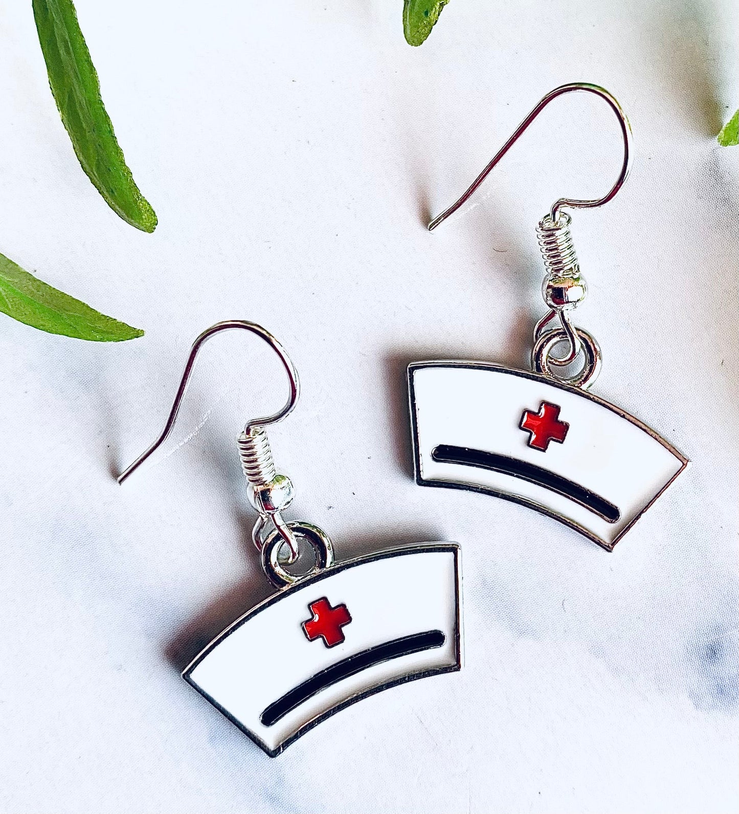 Nurse Hat Earrings