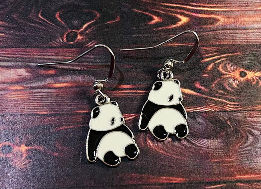 Panda Earrings Small