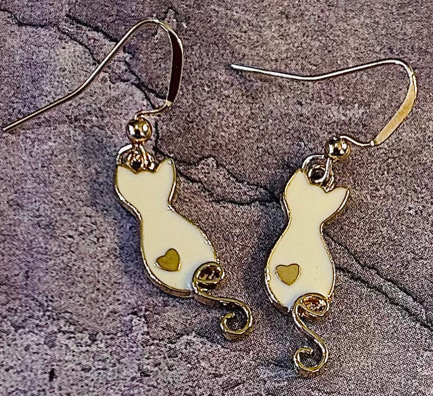 Cat Earrings - 2 Colours Available