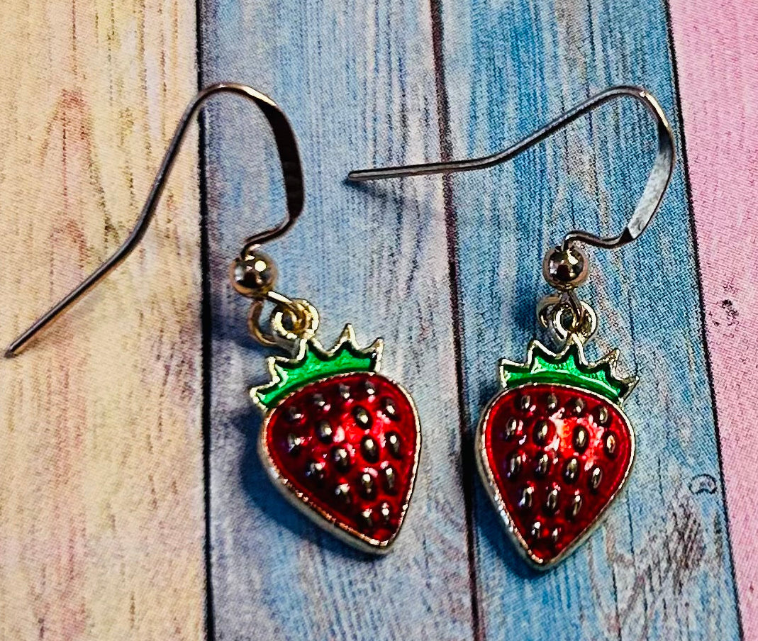 Strawberry Earrings