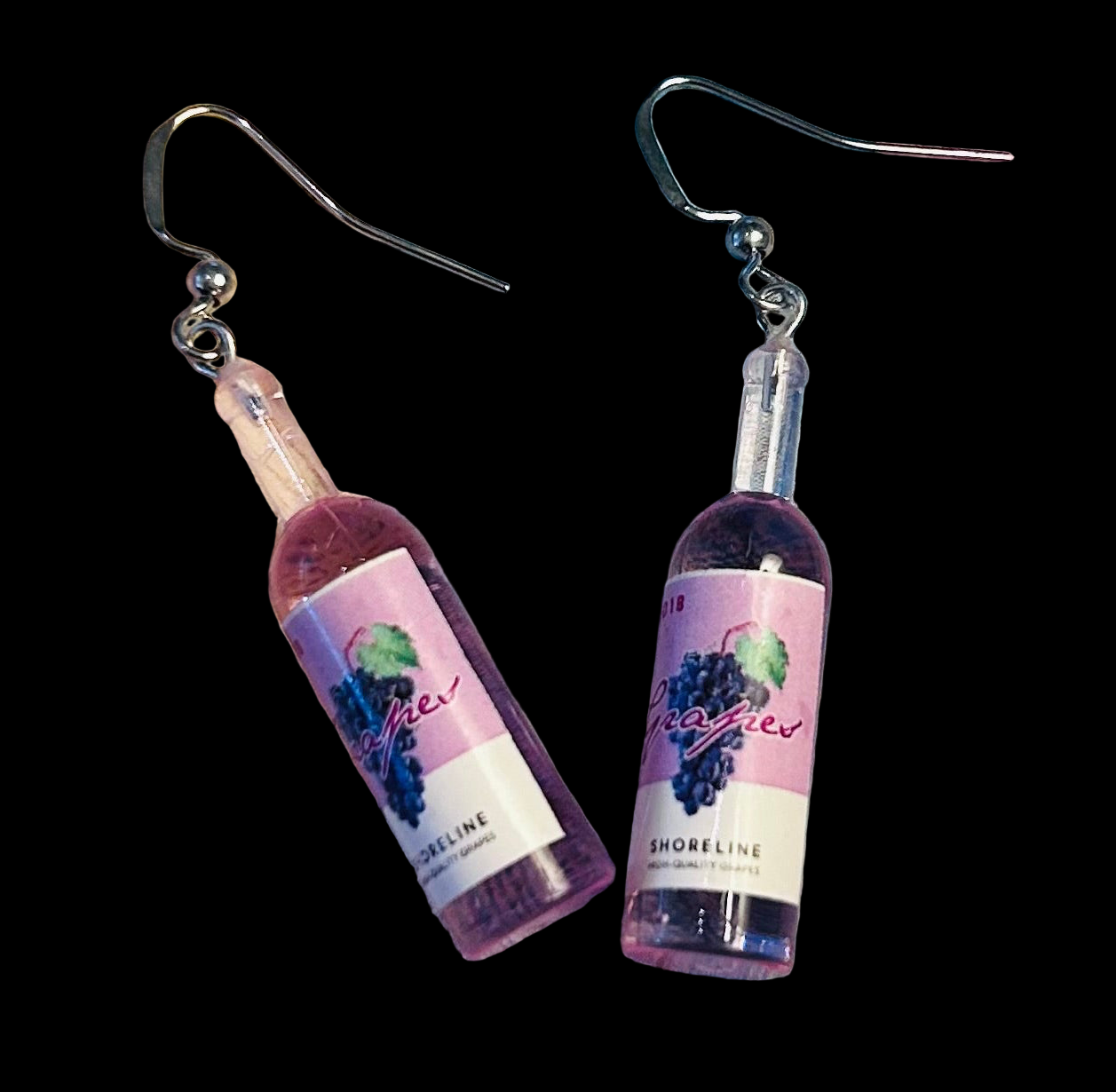 Wine Bottle Earrings