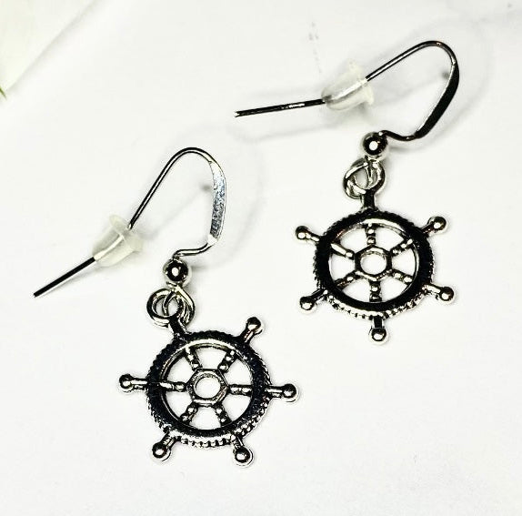 Boat Wheel Earrings