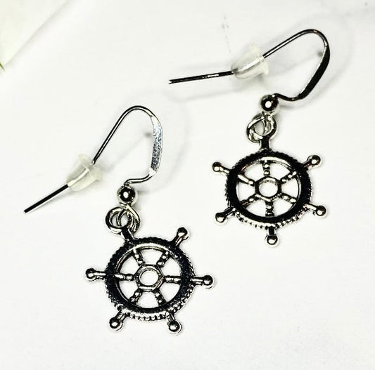 Boat Wheel Earrings