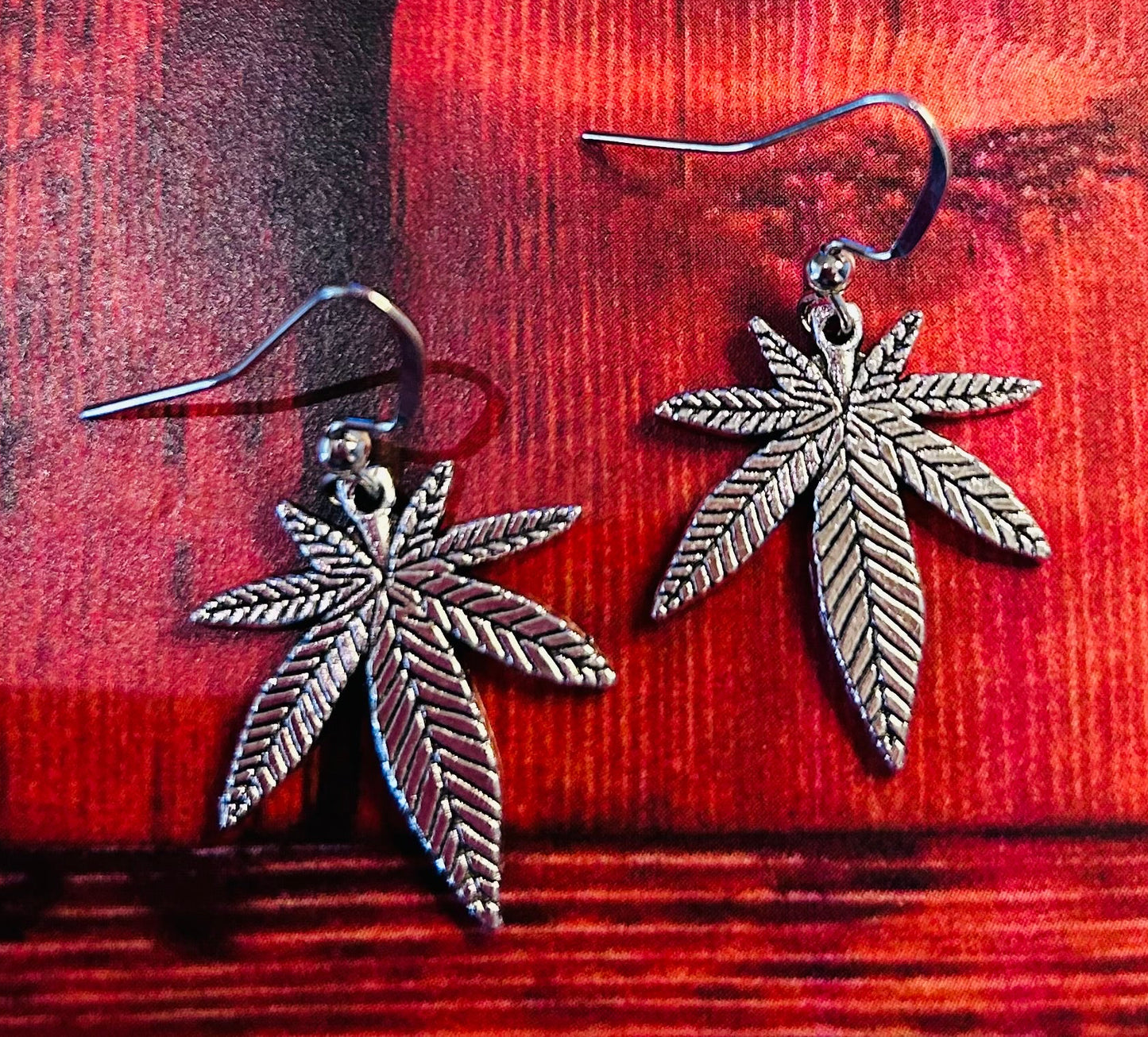 Hemp Leaf Earrings