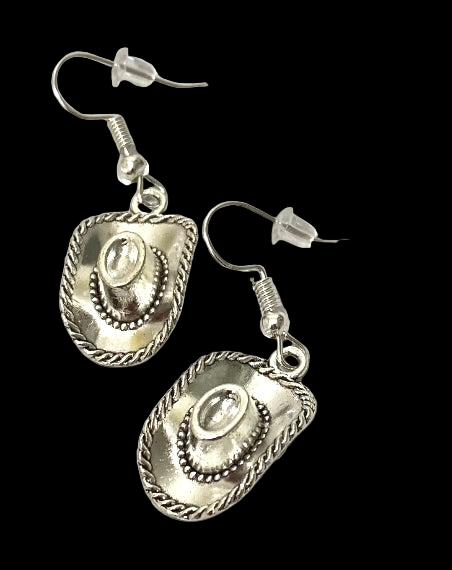Cowgirl Hat Earrings