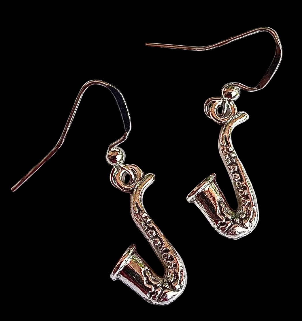Saxaphone Earrings