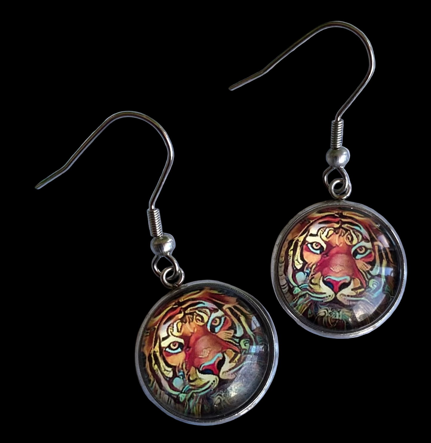 Tiger Earrings
