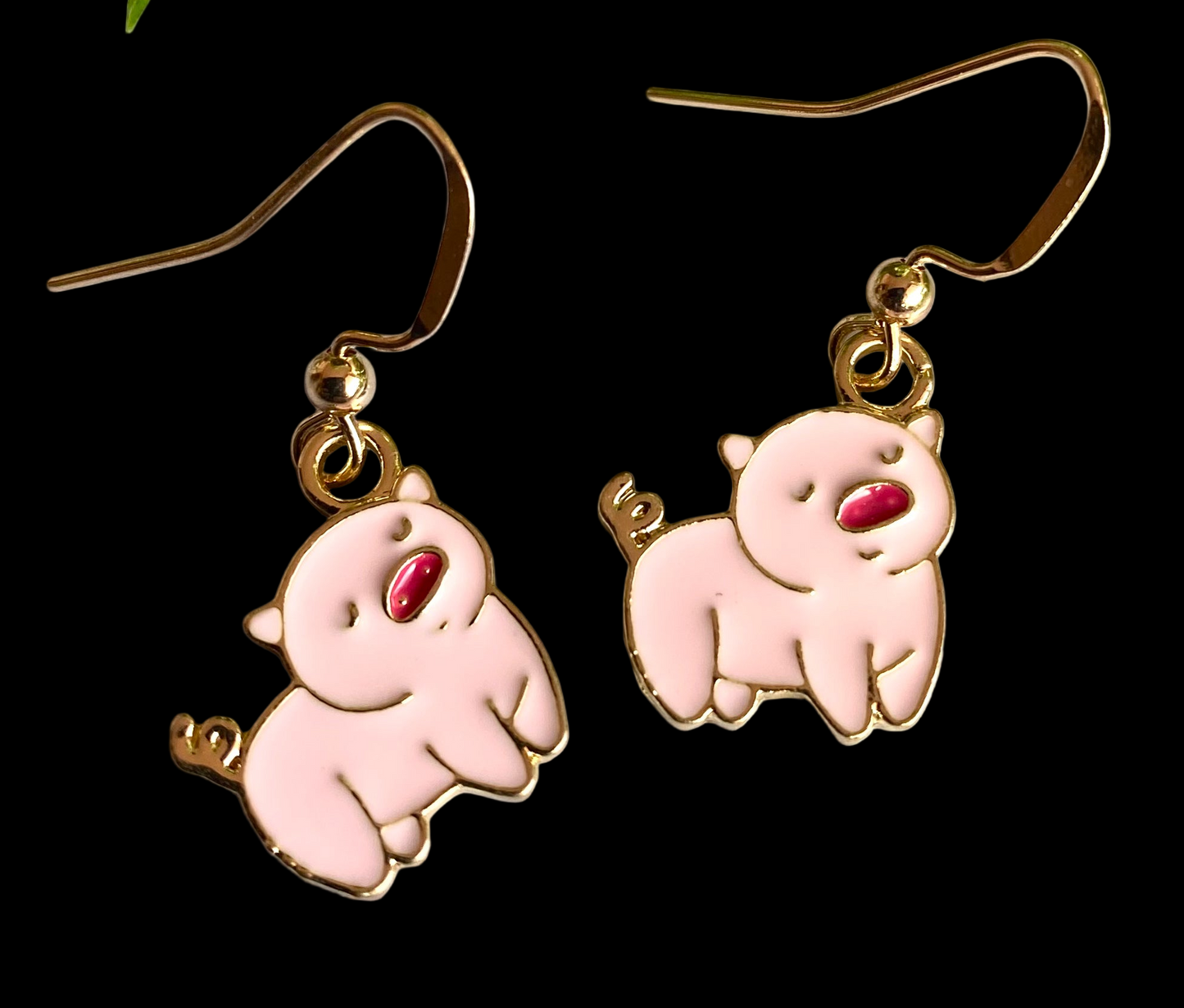 Pig Earrings