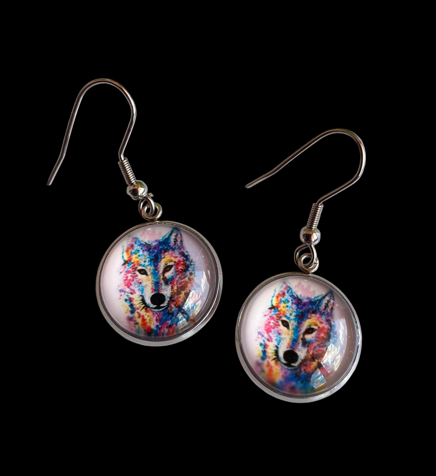 Wolf Earrings