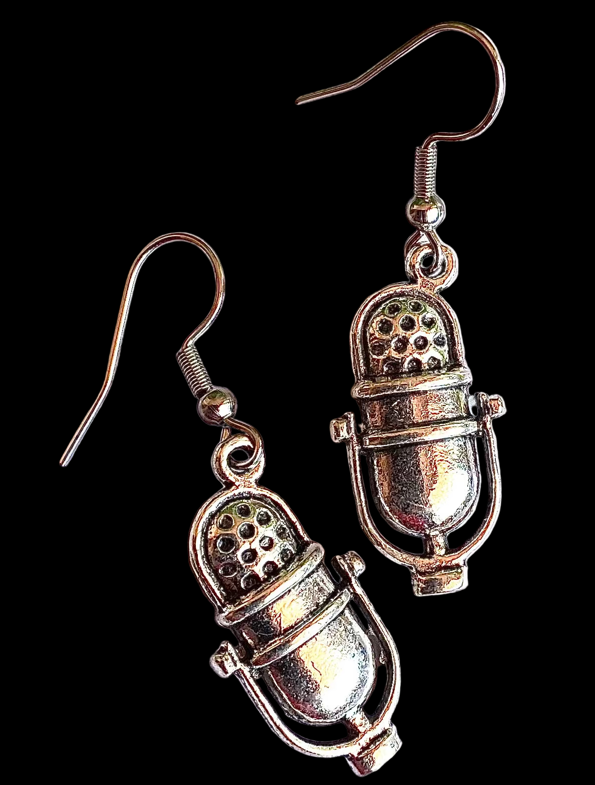 Retro Microphone Earrings
