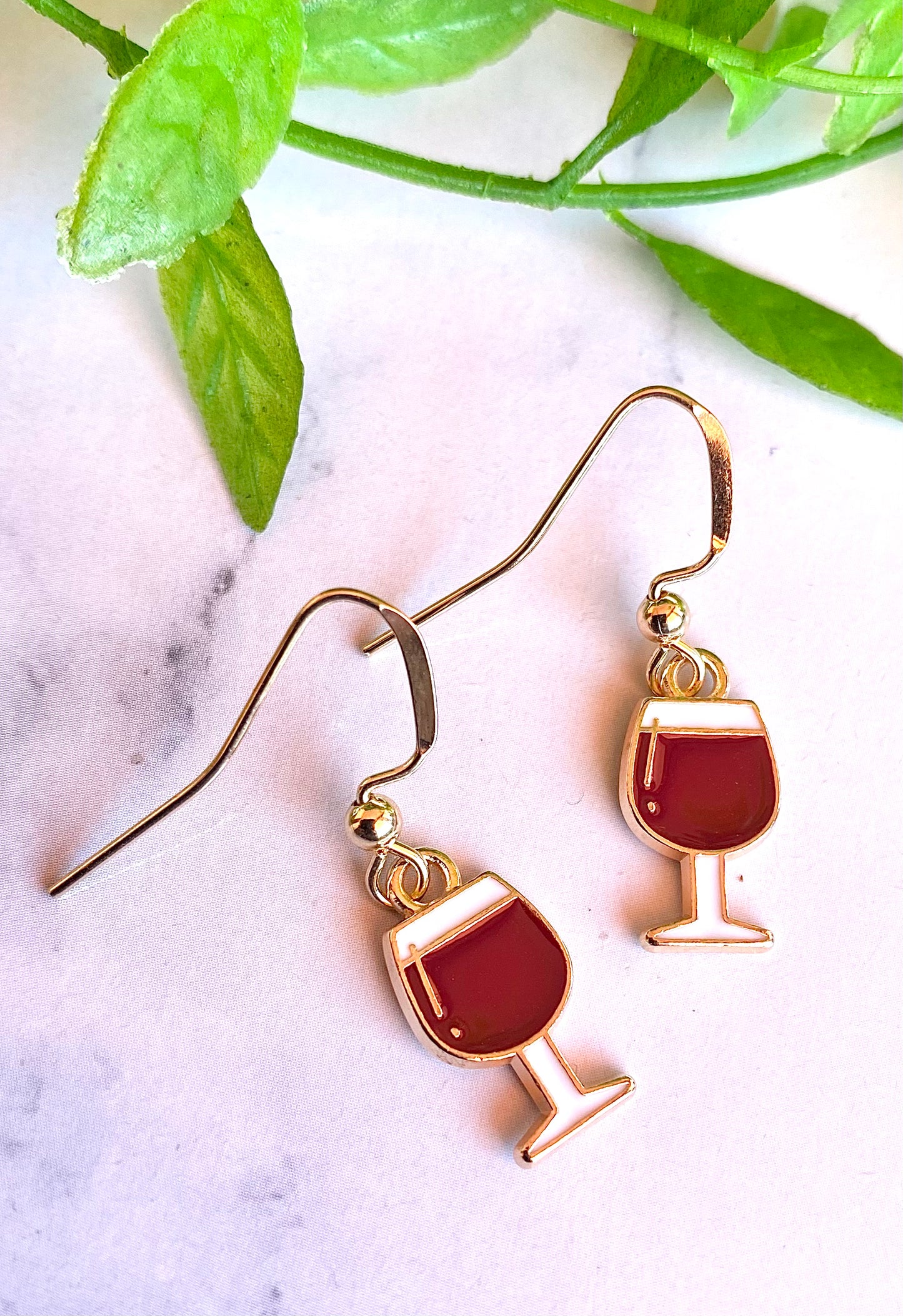 Wine Glass Earrings