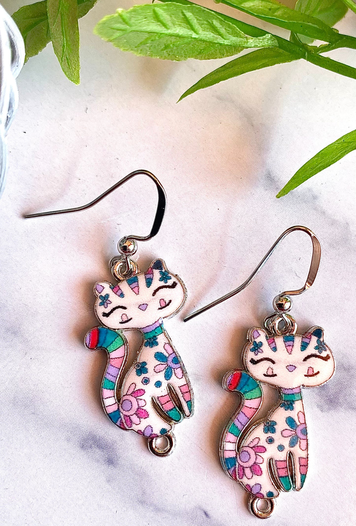 Cat Earrings - 3 Colours Available