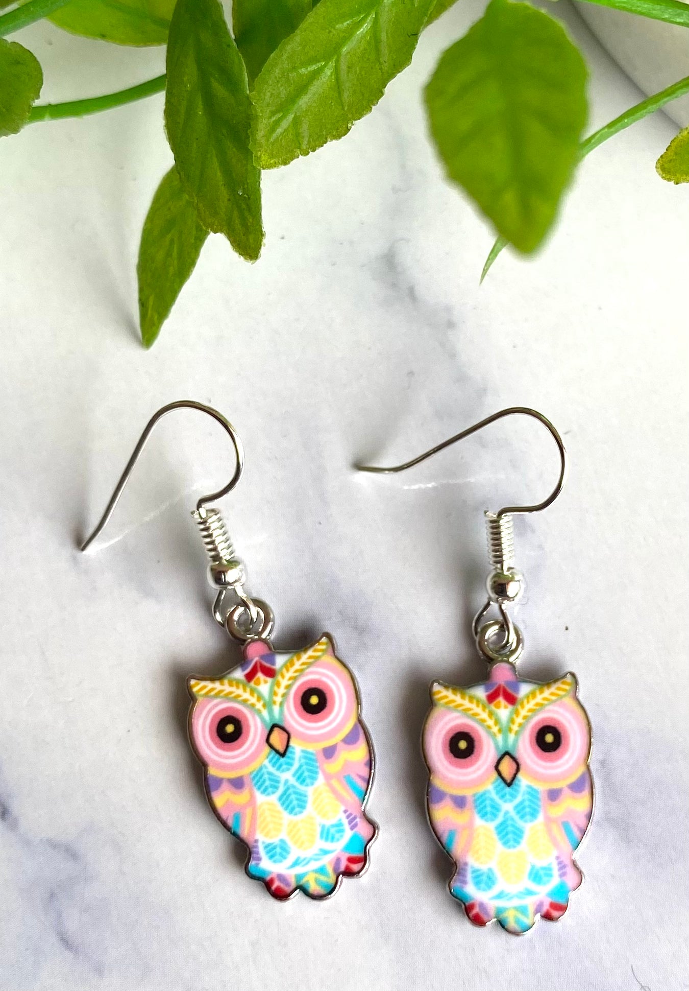 Owl Earrings Multiple Colours Available