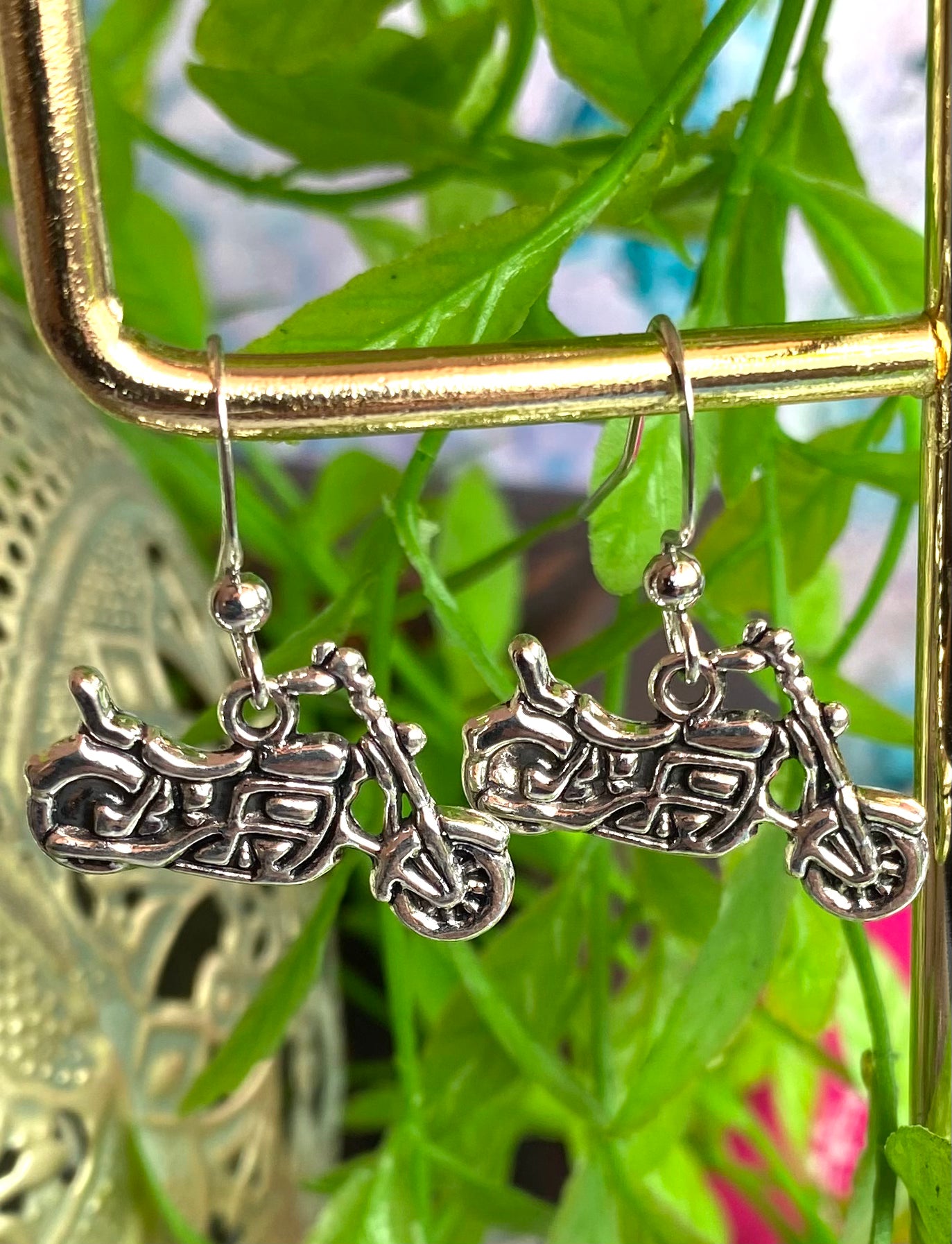 Motorbike Earrings