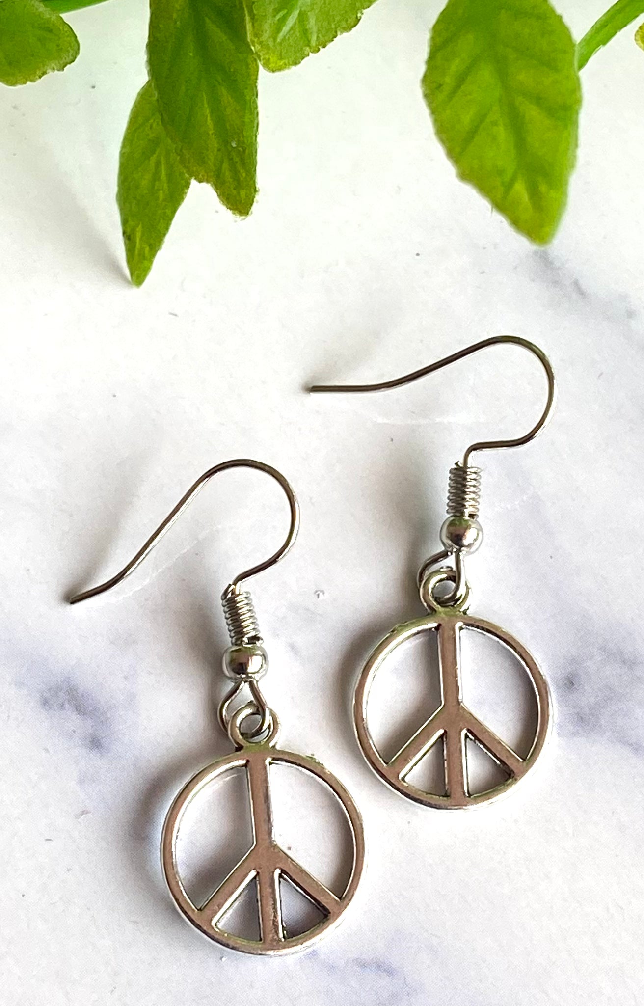 Peace Sign Earrings